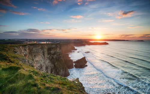 Küste von Cornwall bei Newquay
