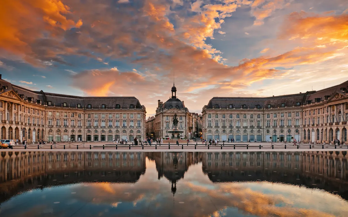 Place de la Bourse in Bordeaux