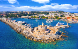 Mandraki Marina & Hafen auf Rhodos