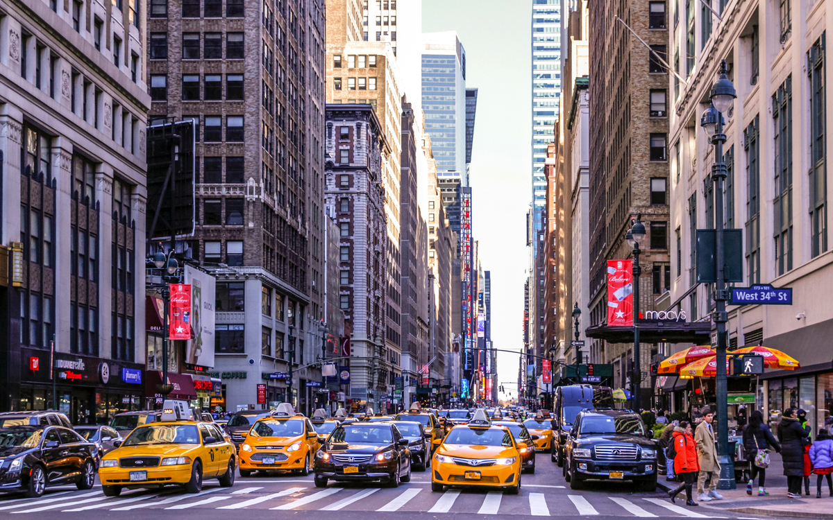 Manhattan in New York City, USA