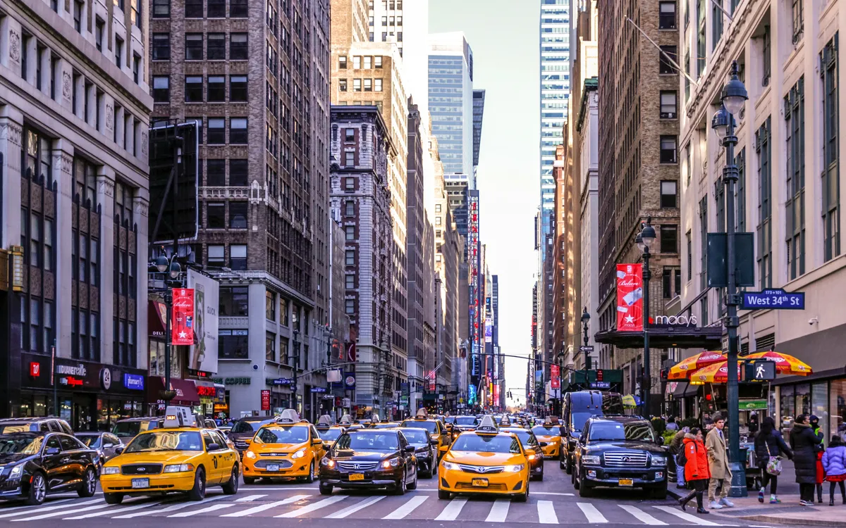 Manhattan in New York City, USA