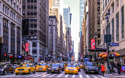 Manhattan in New York City, USA