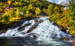 Wasserfälle in Hellesylt