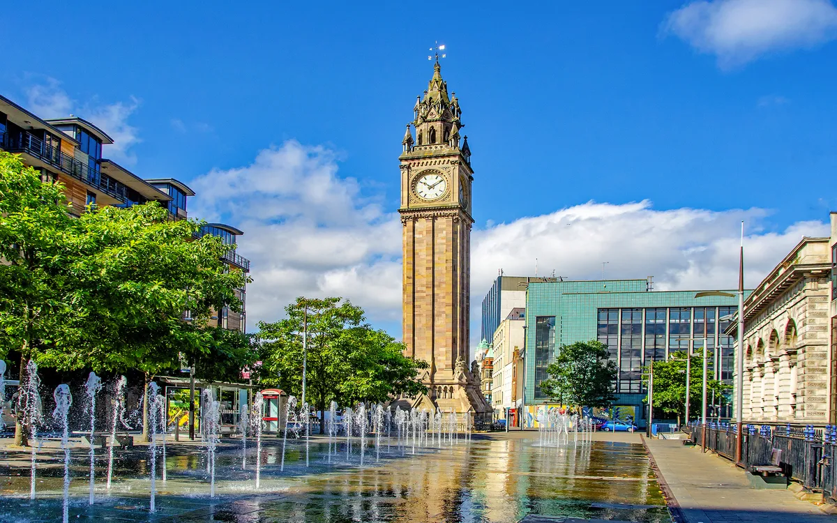 Albert Memorial Clock Tower in Belfast