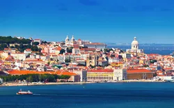 Panorama von Lissabon, Portugal