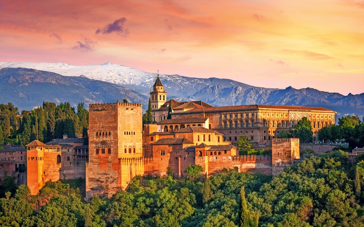 Alhambra in Granada, Spanien