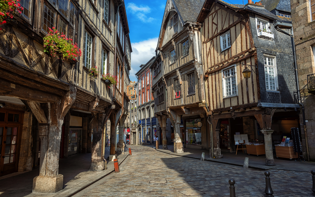 Dinan in der Bretagne