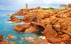 Pink Granite Coast. Brittany, France