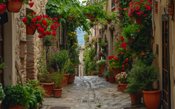 mittelalterliches Dorf in der Provence, Frankreich
