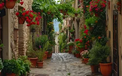 mittelalterliches Dorf in der Provence, Frankreich