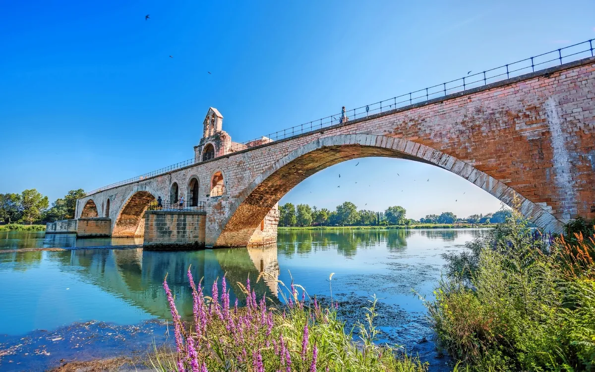 Avignon alte Brücke in der Provence, Frankreich