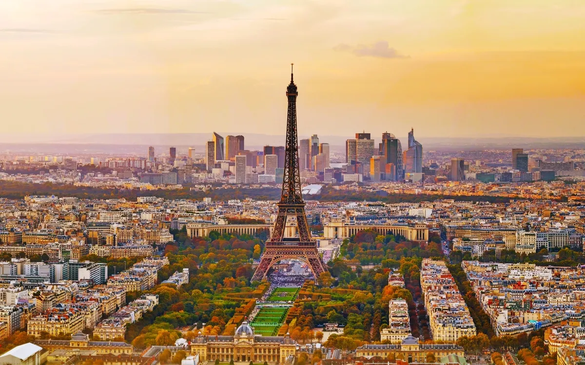 Luftaufnahme von Paris