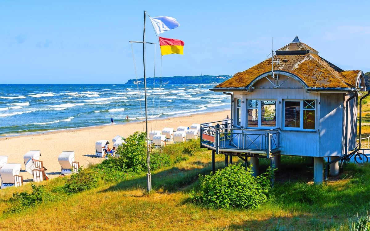 Ostseebad Göhren auf der Insel Rügen, Deutschland
