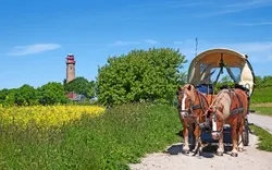 am berühmten Kap Arkona auf der Insel Rügen