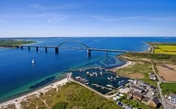 Fehmarnsundbrücke Luftaufnahme