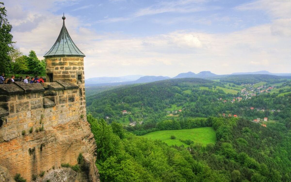 Elbsandsteingebirge, Festung Königstein