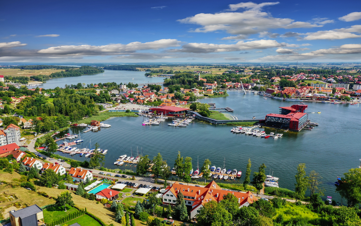 Mikołajki – in den Masuren im Nordosten Polens