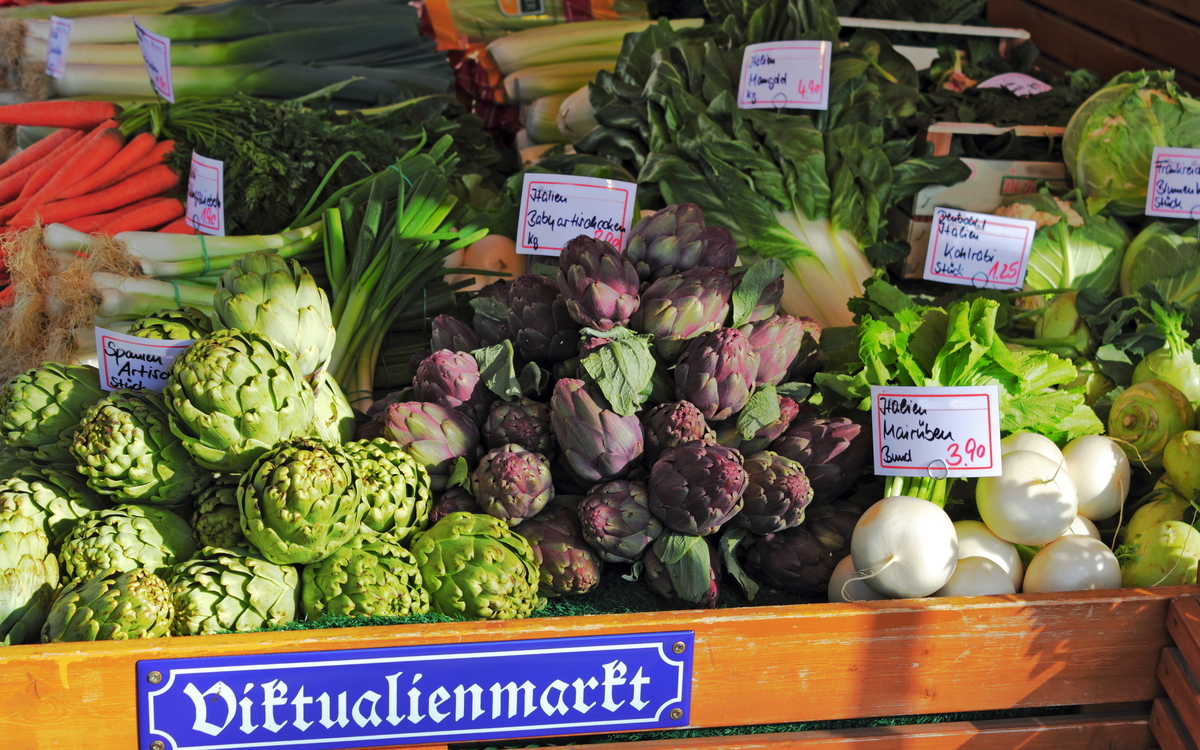 Münchens Viktualienmarkt