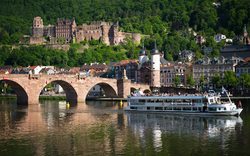 Ausflug mit dem Schiff in Heidelberg