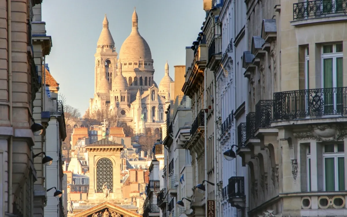 Blick auf Basilika Sacré-Cour