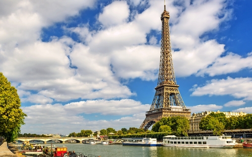 Der Eiffelturm in Paris