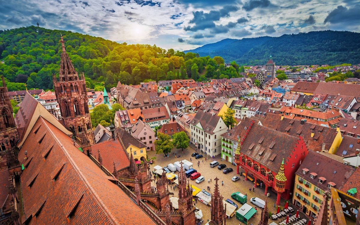 Blick über Freiburg