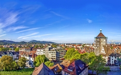Panoramablick über Freiburg