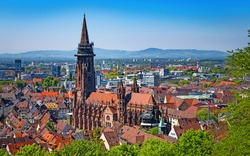 Kathedrale in Freiburg im Schwarzwald, Deutschland