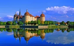 Schloss Moritzburg im Sommer, Deutschland