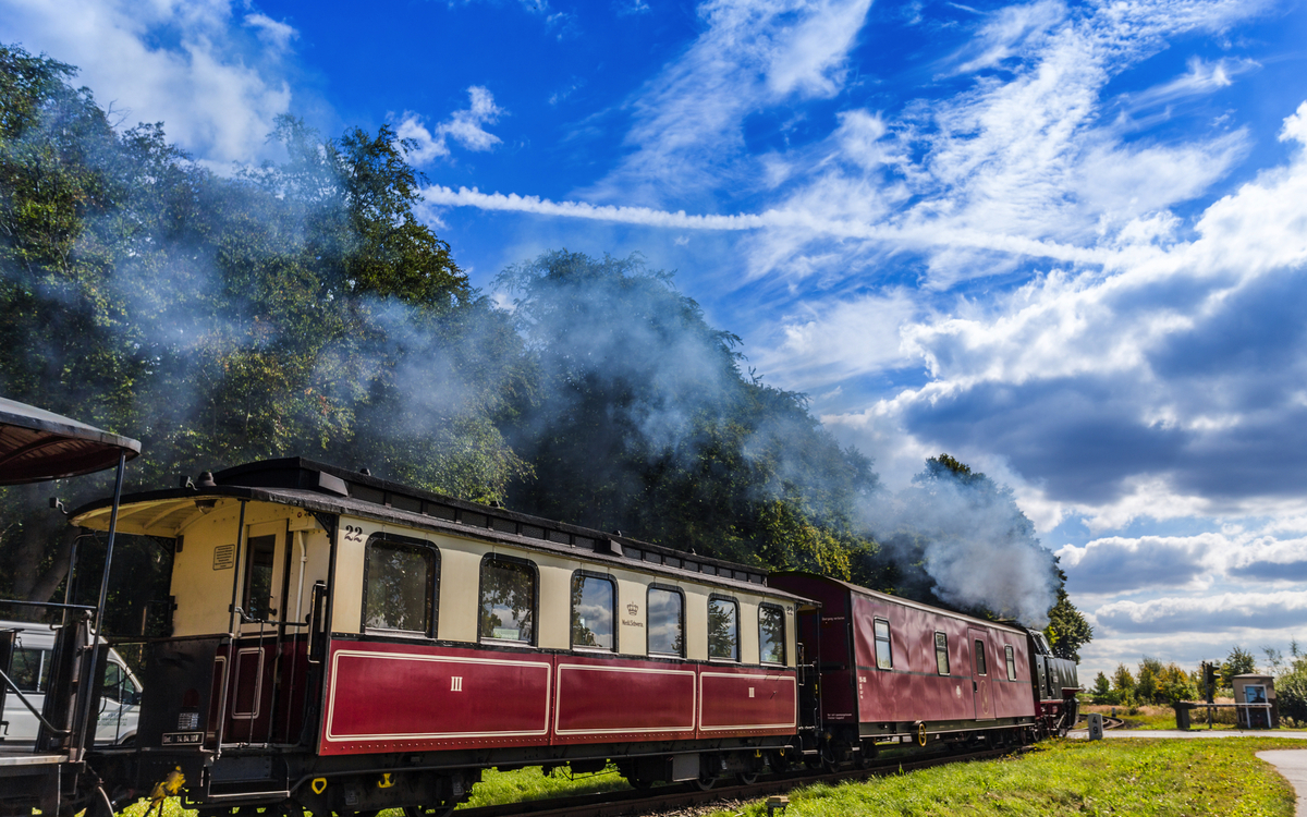 Schmalspurbahn Molli von Kühlungsborn nach Bad Doberan und zurück, Deutschland