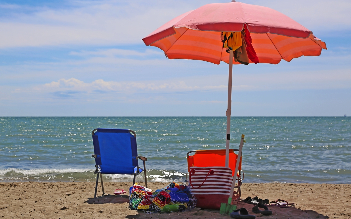 Rimini in der Emilia-Romagna, Italien