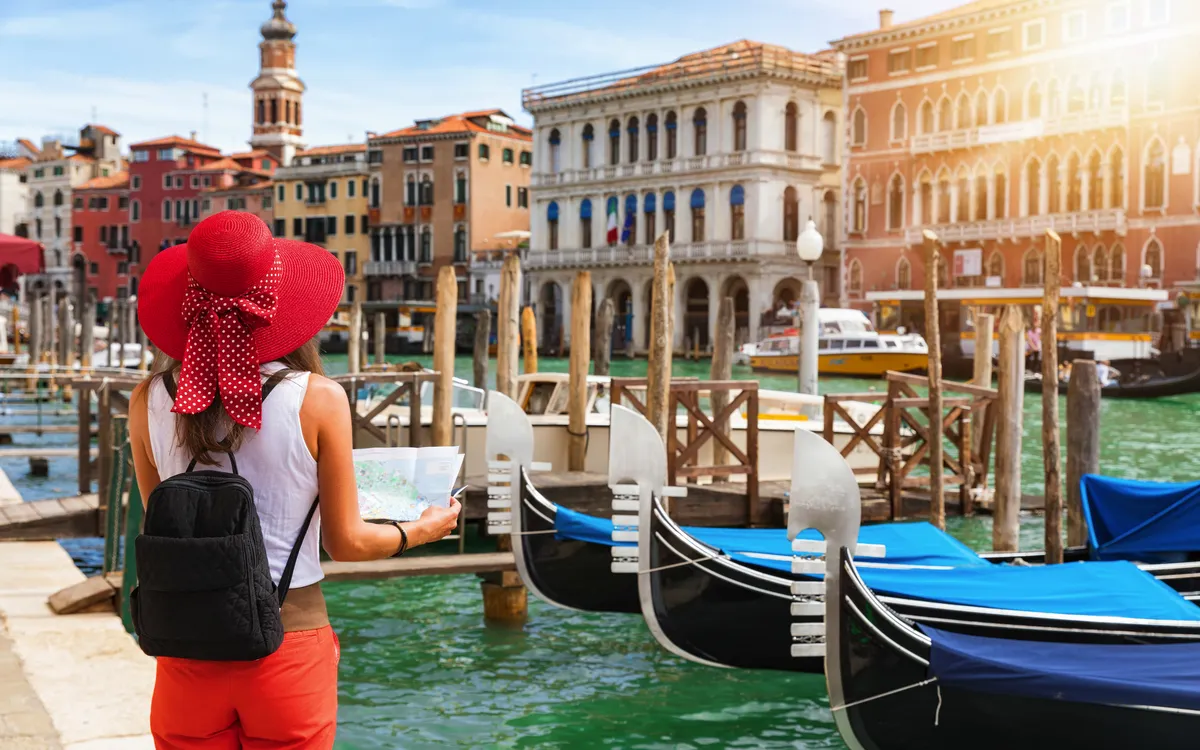 der Canale Grande in Venedig, Italien