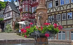 Brunnen am Marktplatz in Miltenberg