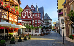 Bacharach in Rheinland-Pfalz, Deutschland