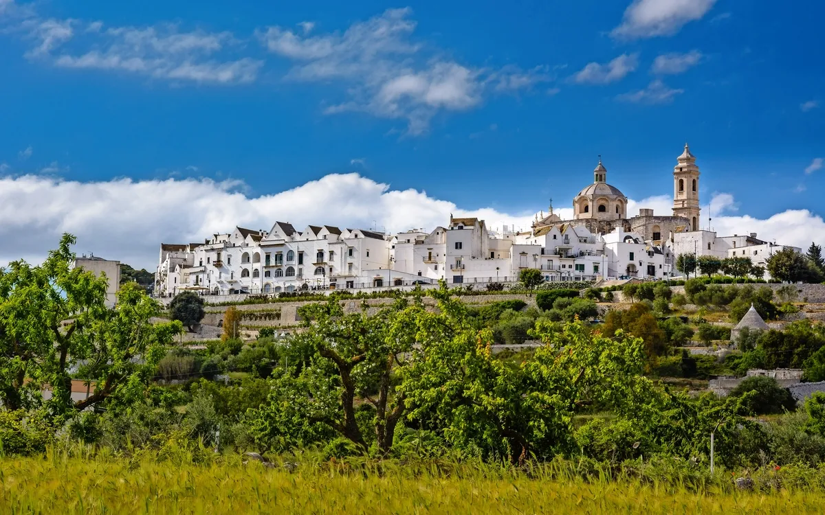 Locorotondo in Apulien