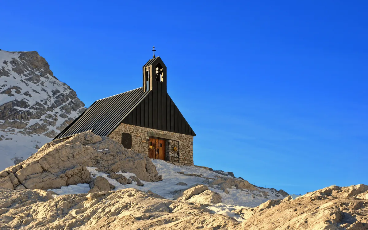 Kapelle auf der Zugspitze, Deutschland