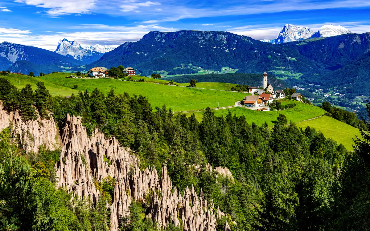 Erdpyramiden am Ritten in Südtirol