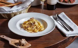 Spaghetti in Trüffel-Sauce