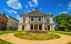 Mahen Theater auf dem Malinovskiplatz in Brünn