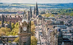 Princes Street in Edinburgh