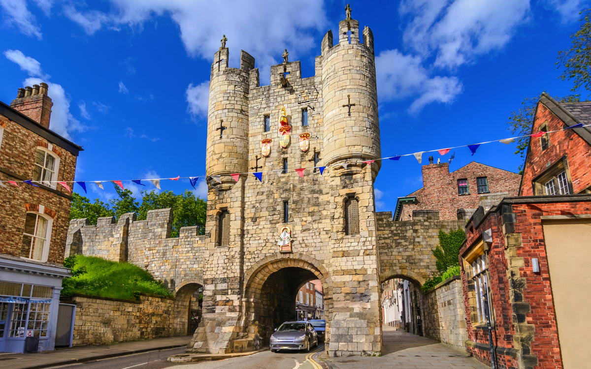 Micklegate – altes mittelalterliches Tor von York