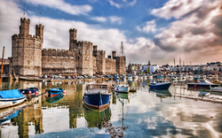 Caernarfon Castle in Wales