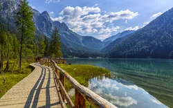 kristallklarer Antholzer See
