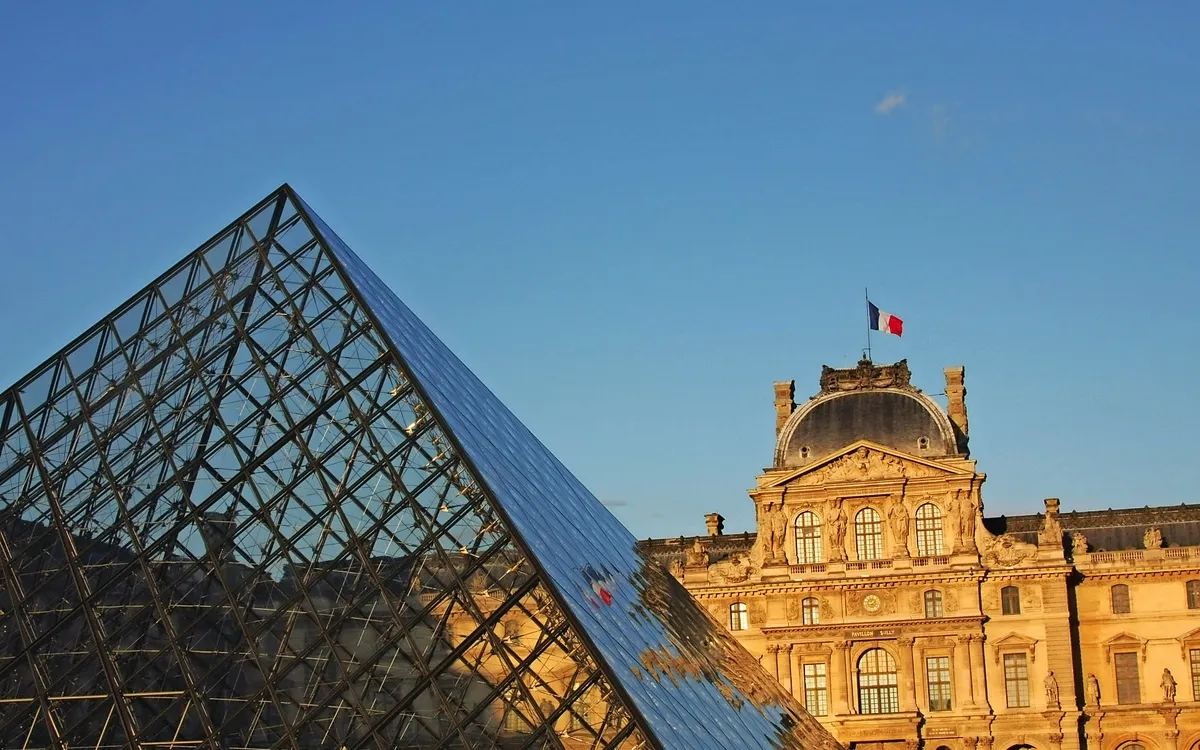 Louvre in Paris, Frankreich