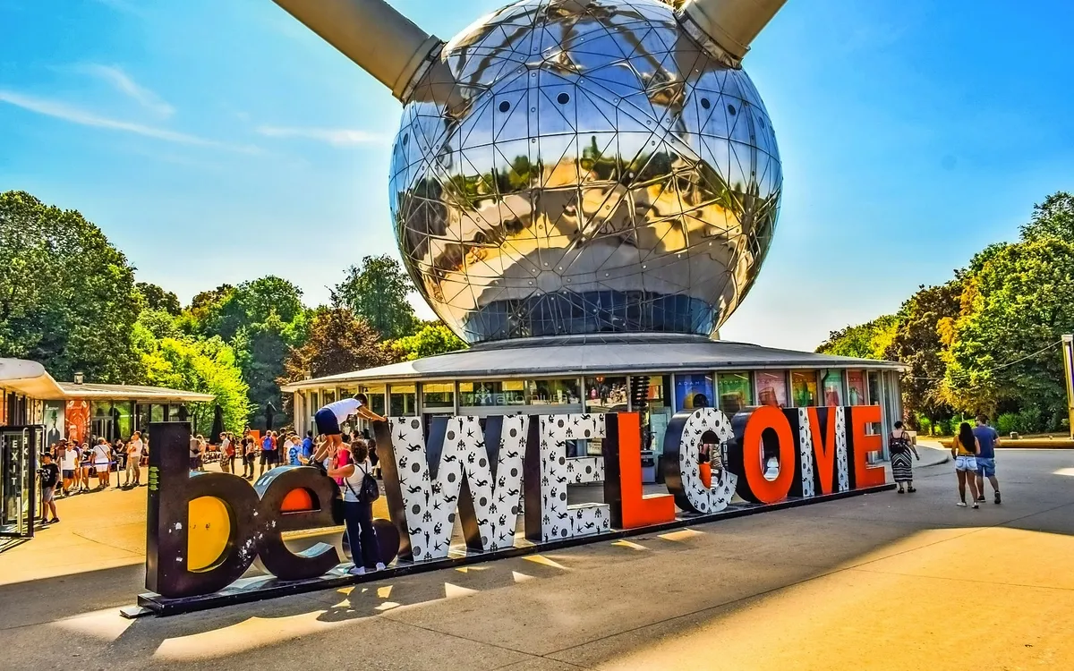Atomium in Brüssel, Belgien