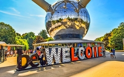 Atomium in Brüssel, Belgien