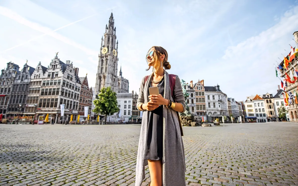 Grote Markt in Antwerpen, Belgien