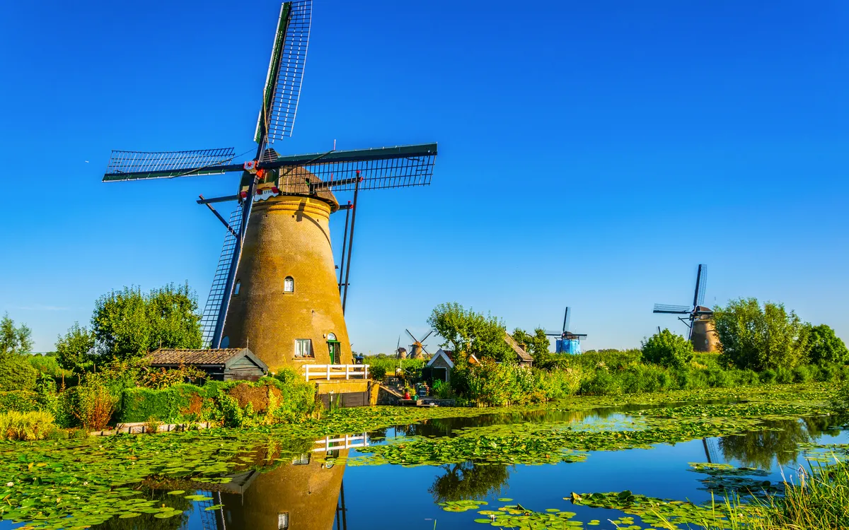 Kinderdijk in den Niederlanden