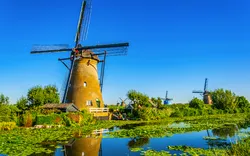 Kinderdijk in den Niederlanden