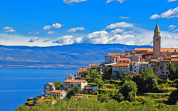 Vrbnik auf der Insel Krk in der Kvarner Bucht, Kroatien